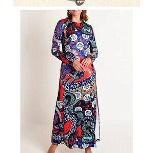 CK Bradley Ashton Dress Dragon Black Dress Medium